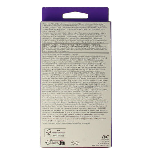 Gillette Venus deluxe smooth swirl razor 1 Stuks