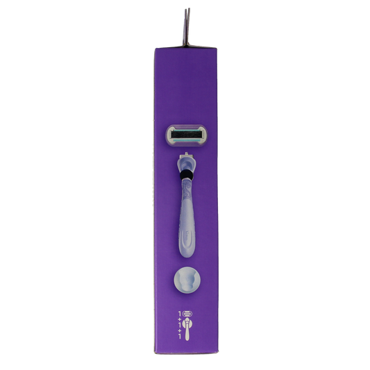 Gillette Venus deluxe smooth swirl razor 1.00 Stuks