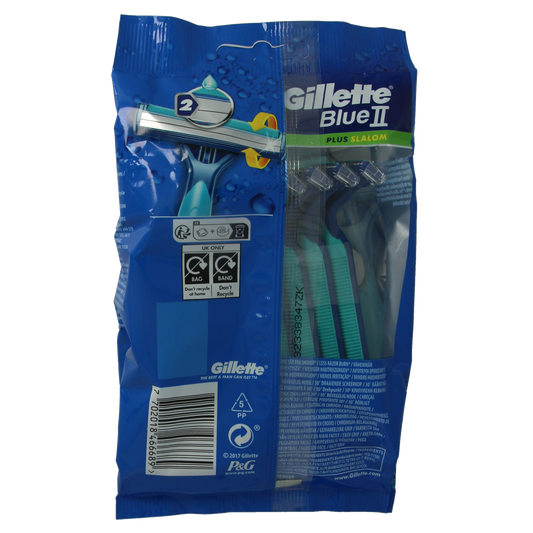 Gillette Blue II wegwerpmesjes 10.00 Stuks