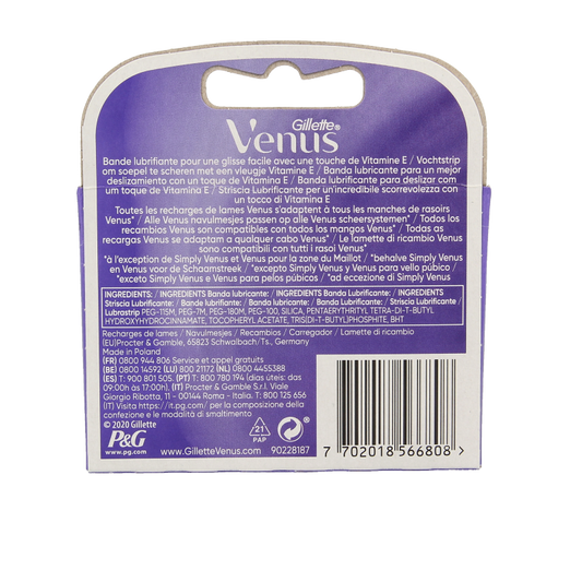Gillette Venus deluxe smooth sensitive 3 Stuks
