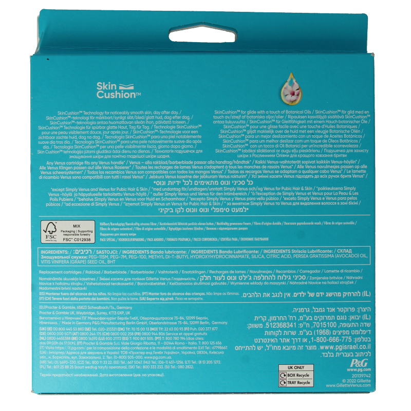 Gillette Venus smooth mesjes 12 Stuks