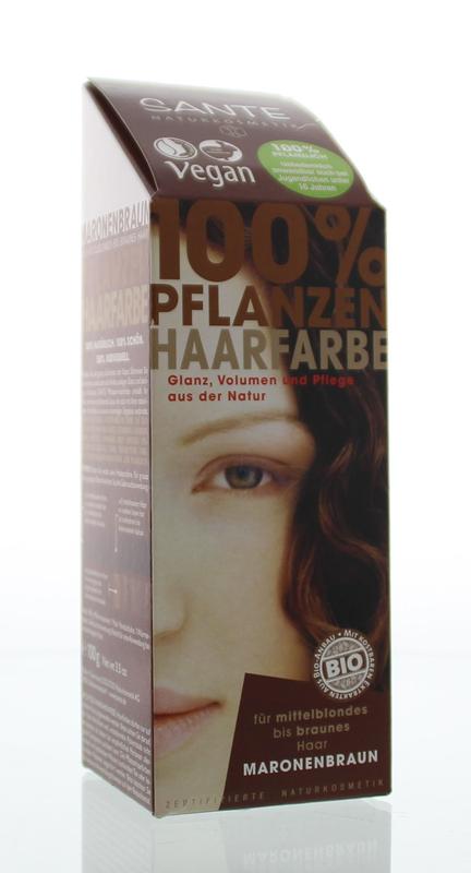 Sante Haarverf kastanjebruin BDIH 100 Gram