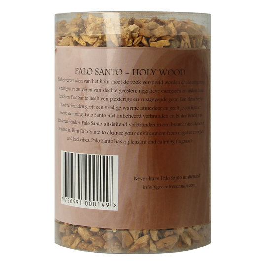 Green Tree Palo santa chips in koker 200.00 Gram