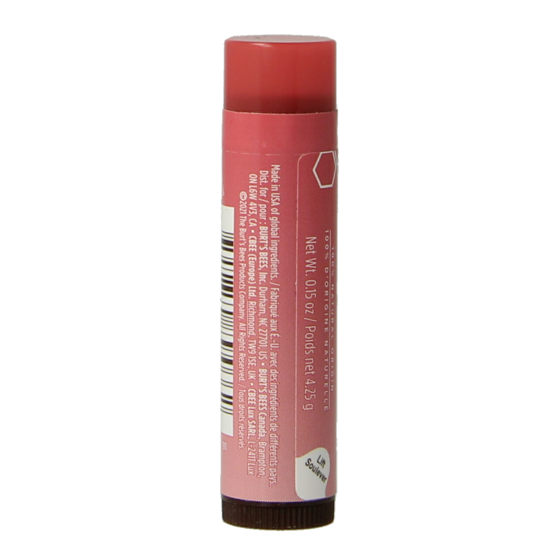 Burt's Bees Getinte lippenbalsem rose 4.3 Gram