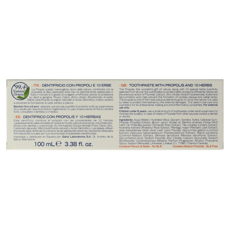 Natura House Propoldent tandpasta 100 Milliliter