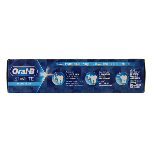Oral B Tandpasta 3D white arctic fresh 75.00 Milliliter