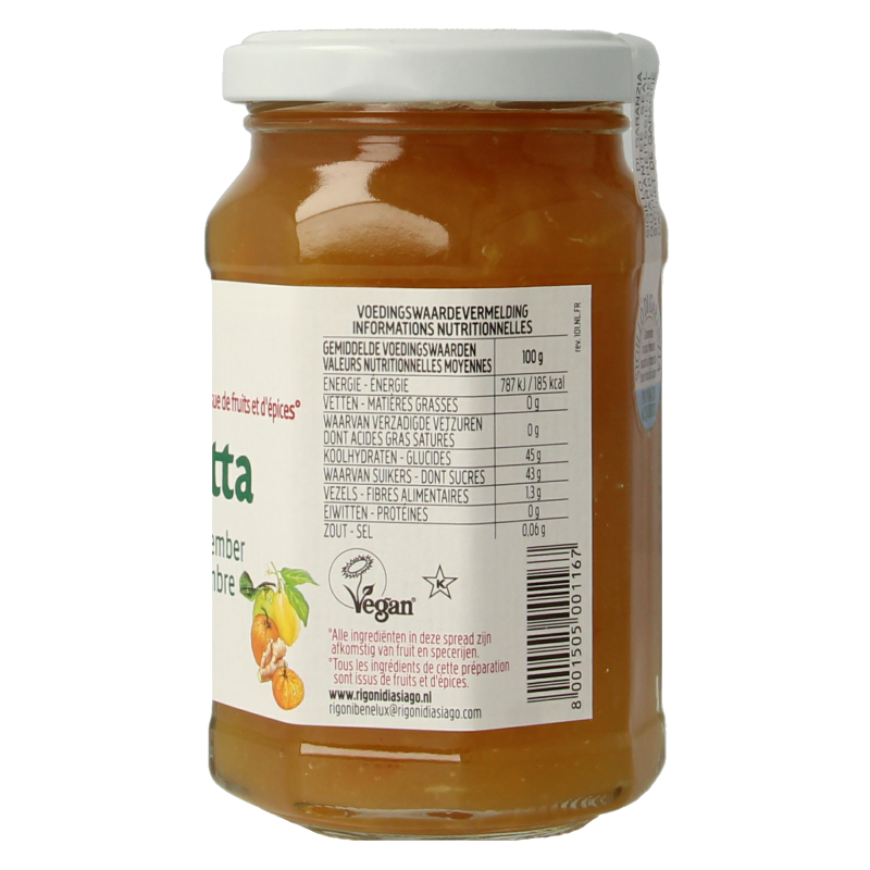 Fiordifrutta Citrusmix gemberjam bio 260 Gram