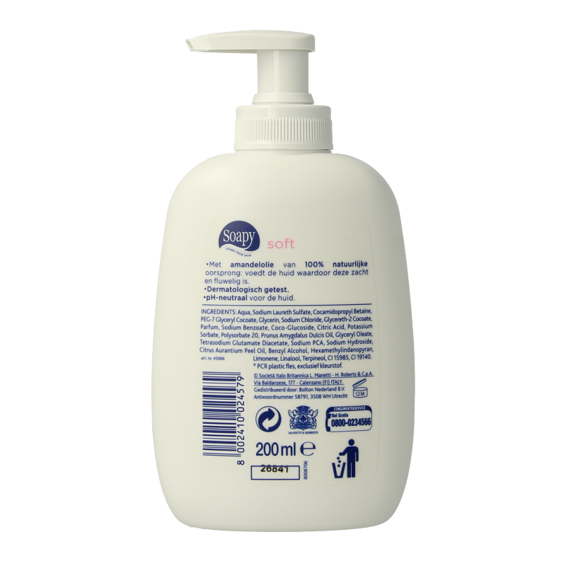 Soapy Handzeep soft 200 Milliliter