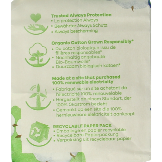 Always Maandverband cotton protection normal 11 Stuks