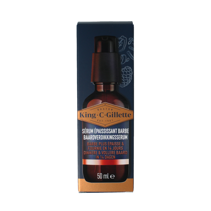 Gillette King c baardverdikkingsserum 50 Milliliter