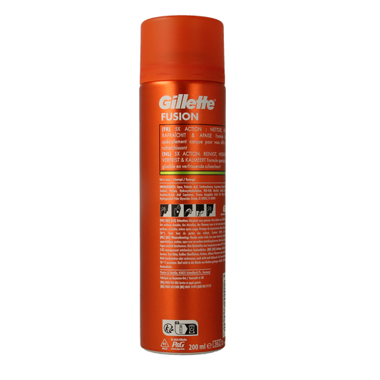 Gillette Fusion shaving gel sensitive 200.00 Milliliter