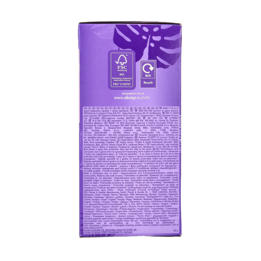 Always Inlegkruisjes daily fresh normaal 58 Stuks