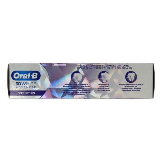 Oral B Tandpasta 3D white luxe perfection 75.00 Milliliter