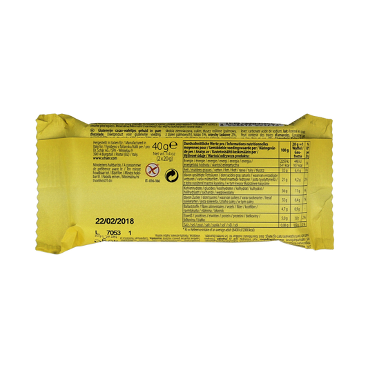 Schar Quadritos cacao wafel glutenvrij 40 Gram