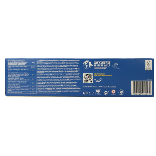 Schar Pasta spaghetti glutenvrij 400.00 Gram