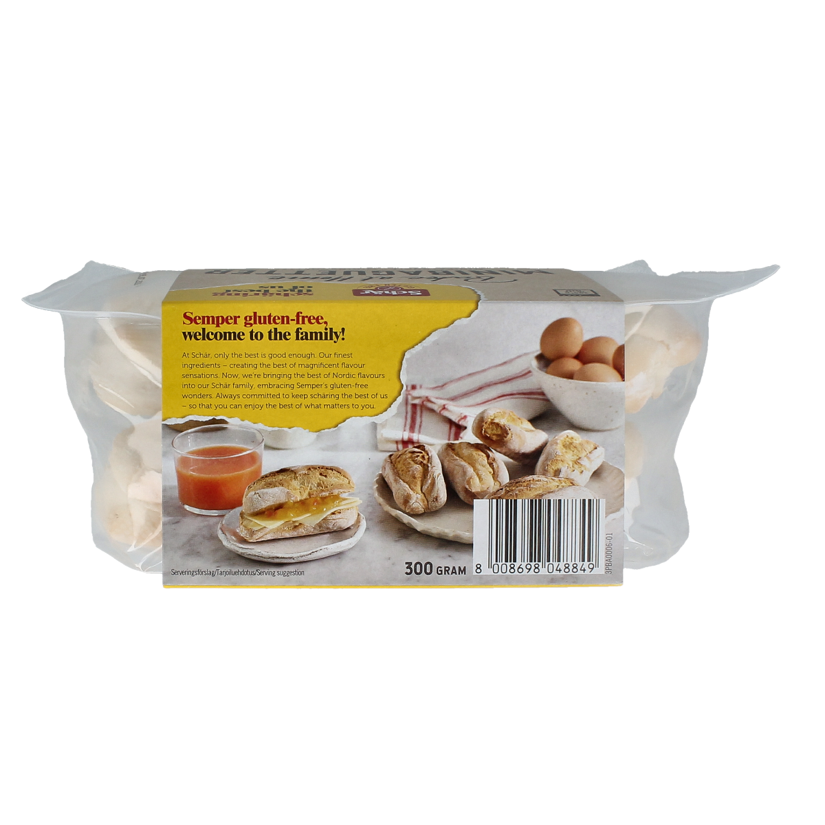 Schar Baguettes mini glutenvrij 300.00 Gram