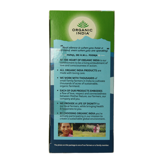Organic India Tulsi calm tea bio 25 Stuks
