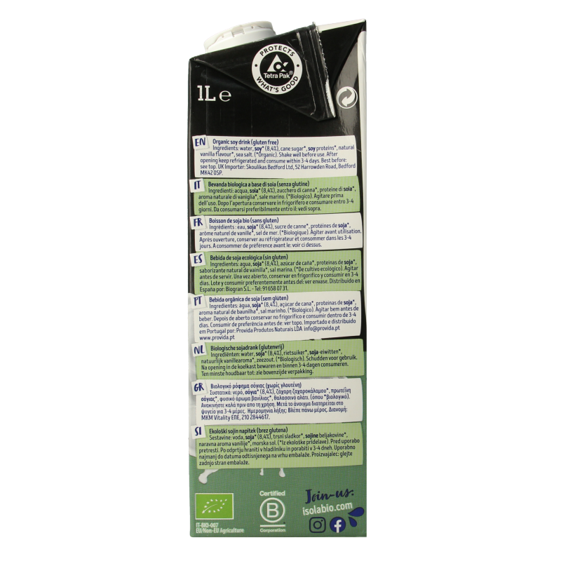 Isola Bio Protein plus bio 1000 Milliliter