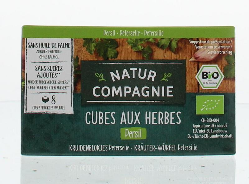 Natur Compagnie Peterselie kruidenblokjes bio 80 Gram