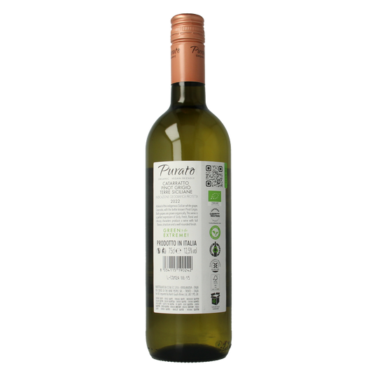 Purato Cataratto pinot grigio 2019 bio 750 Milliliter
