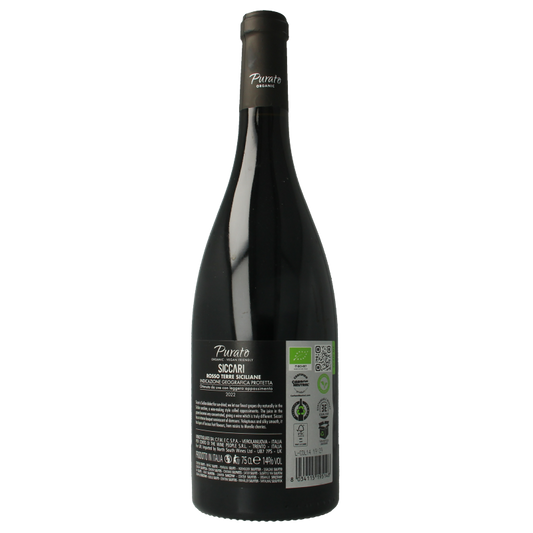 Purato Siccari appassimento terre Siciliane bio 750 Milliliter