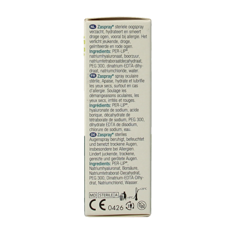 Zaspray Zaspray oogspray 10 Milliliter