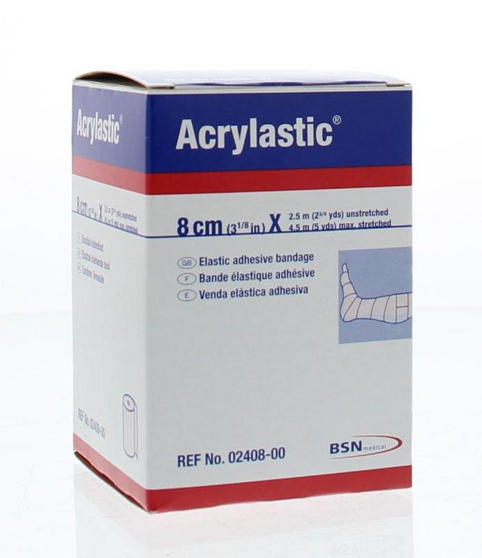 Acrylastic Tape 2.5m x 8cm 2408 1.00 Stuks