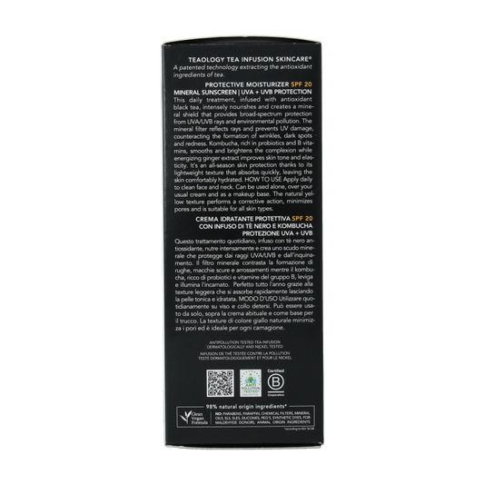 Teaology Kombucha tea moisturizer SPF20 50 Milliliter