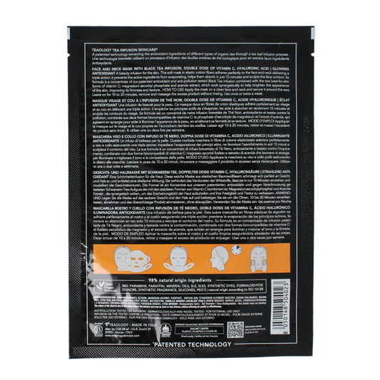 Teaology Black tea vitamine C mask 1 Stuks