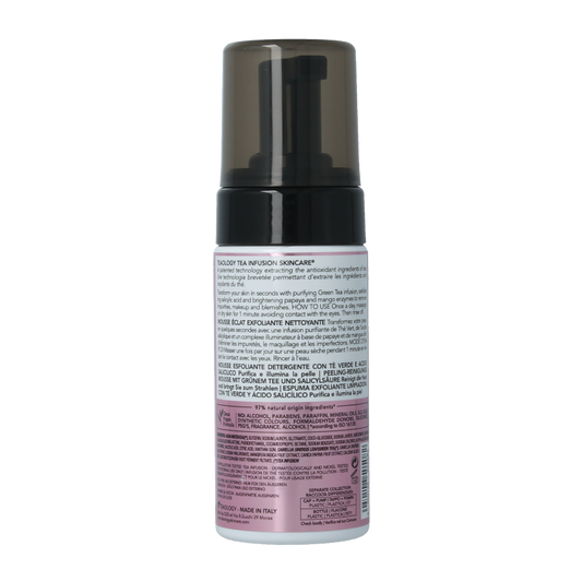 Teaology Tea glow exfoliating cleansing foam 100 Milliliter
