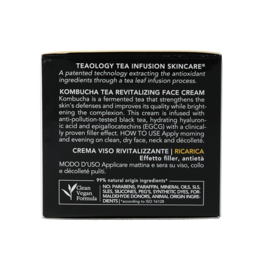 Teaology Kombucha tea revitalizing face cream navul 50 Milliliter