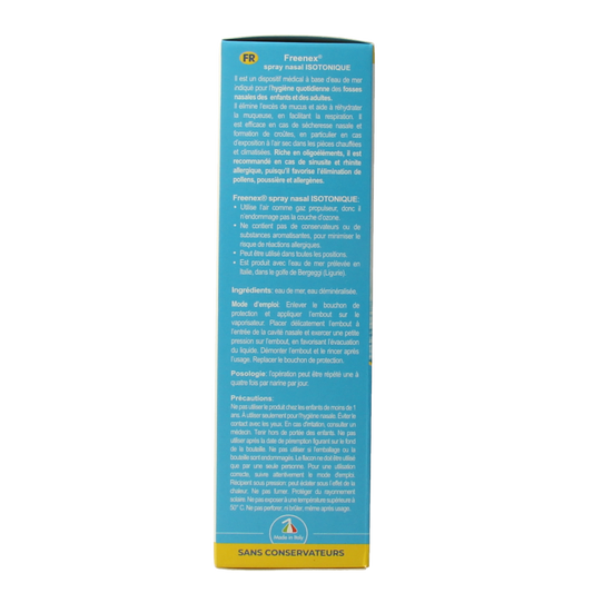 Freenex Seawater isotonic nasal spray 100 Milliliter