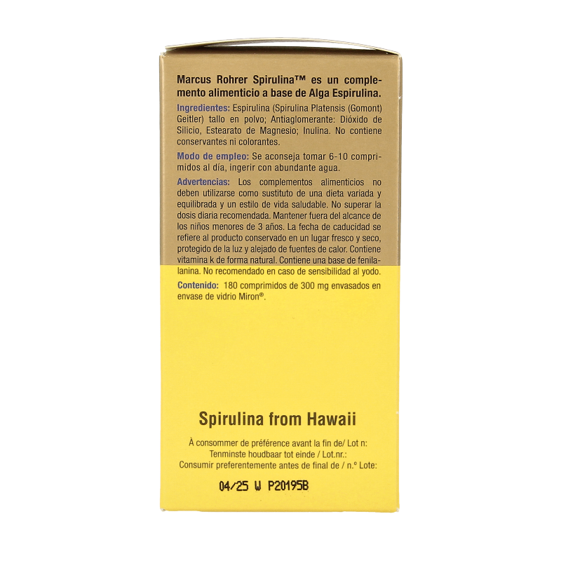 Marcus Rohrer Spirulina 180 Tabletten