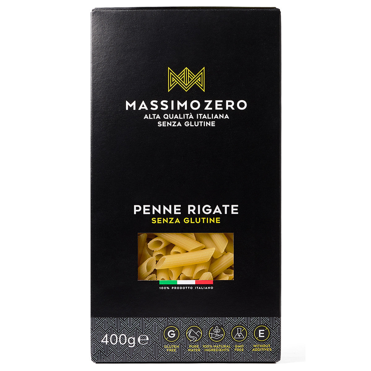 Massimo Zero Penne rigate glutenvrij 400.00 Gram