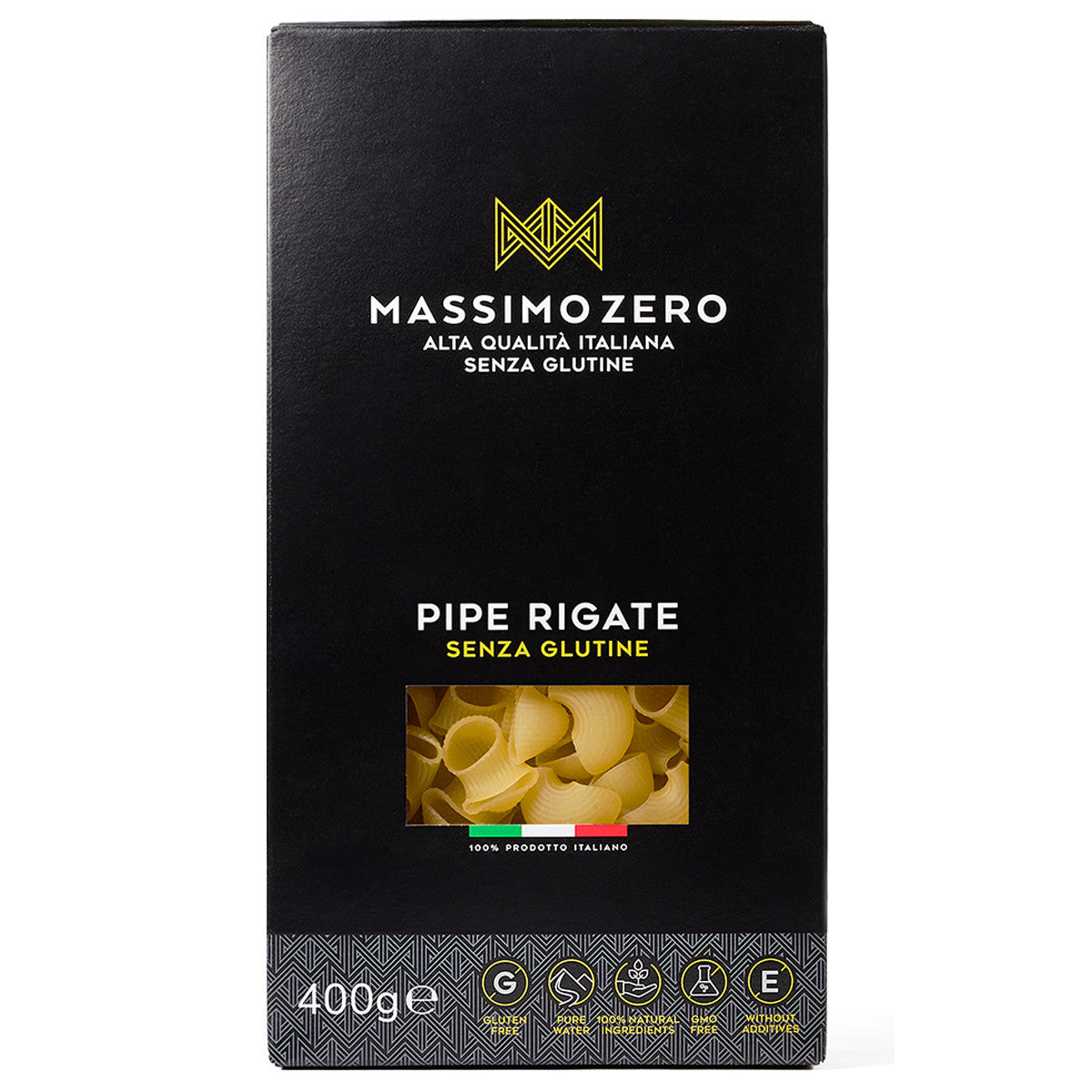 Massimo Zero Pipe rigate glutenvrij 400 Gram