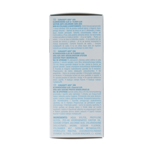 Curasept ADS DNA 205 CHX 0,05% mondspoelmiddel 200.00 Milliliter