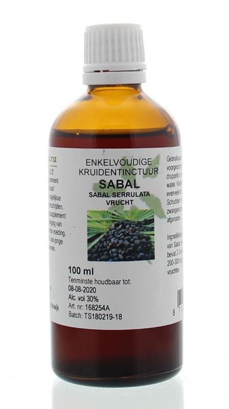 Cruydhof Sabal serrulata fructus tinctuur 100 Milliliter