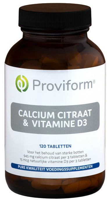 Proviform Calcium citraat & D3 120 Tabletten