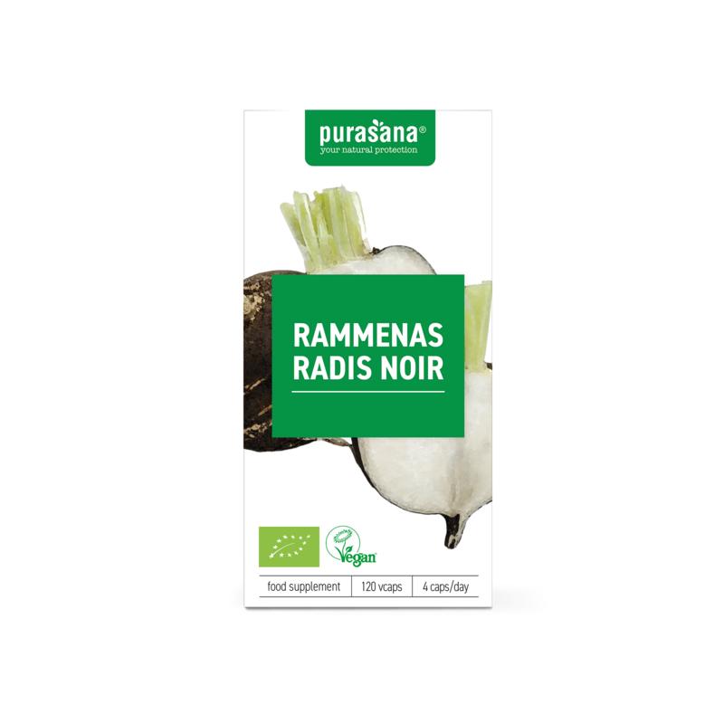 Purasana Rammenas vegan bio 120 Vegetarische capsules
