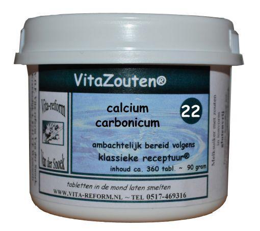 Vitazouten Calcium carbonicum VitaZout nr. 22 360.00 Tabletten