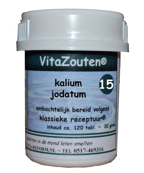 Vitazouten Kalium jodatum VitaZout nr. 15 120 Tabletten