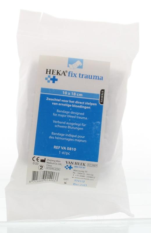 Heka Traumazwachtel wondgedeelte 10 x 18cm 1 Stuks