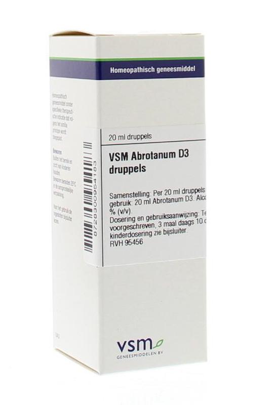 VSM Abrotanum D3 20 Milliliter