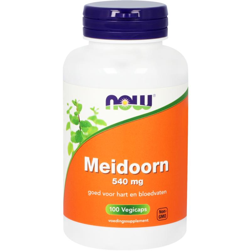 NOW Meidoorn 540mg 100 Vegetarische capsules