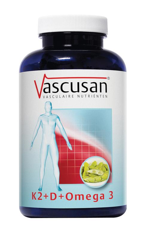 Vascusan K2 vitamine D omega 3 60.00 Capsules