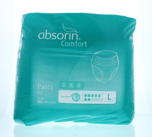 Absorin Comfort pants fit maat L tot 145cm 14 Stuks