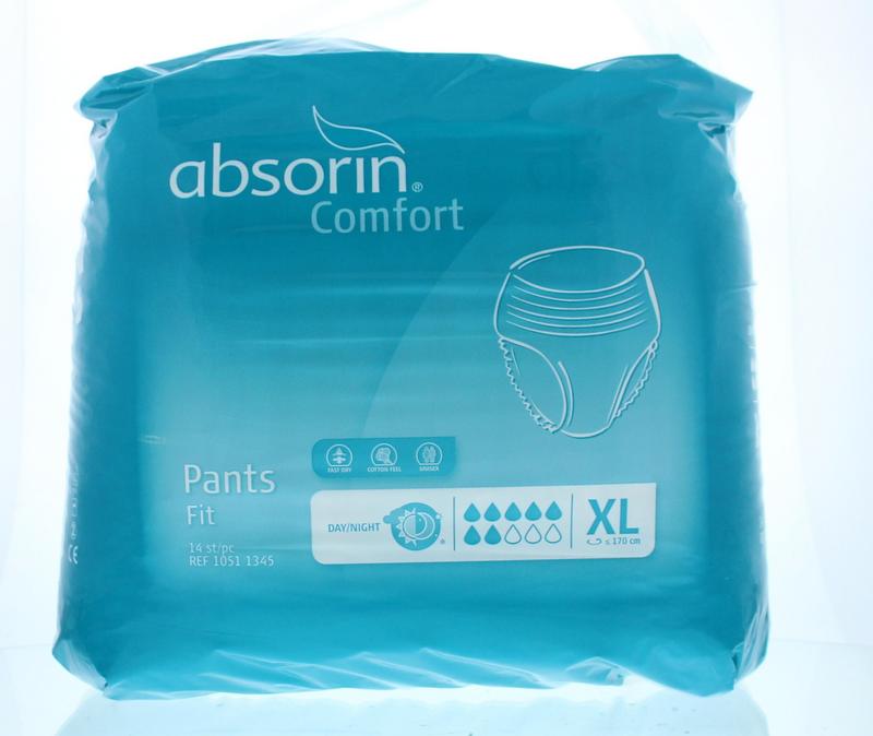 Absorin Comfort pants fit maat XL tot 170cm 14 Stuks