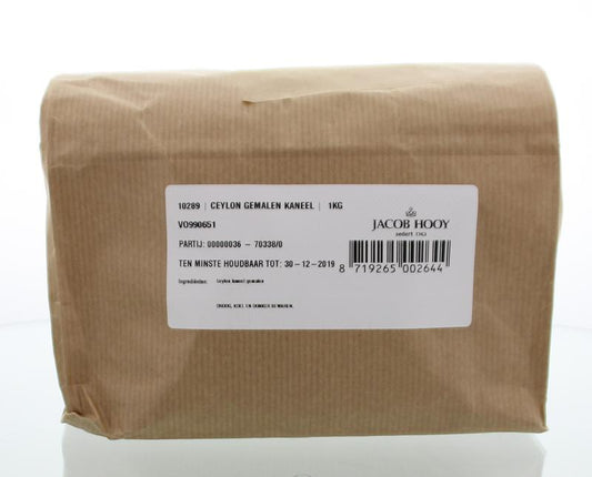 Jacob Hooy Kaneel ceylon gemalen 1 Kilogram