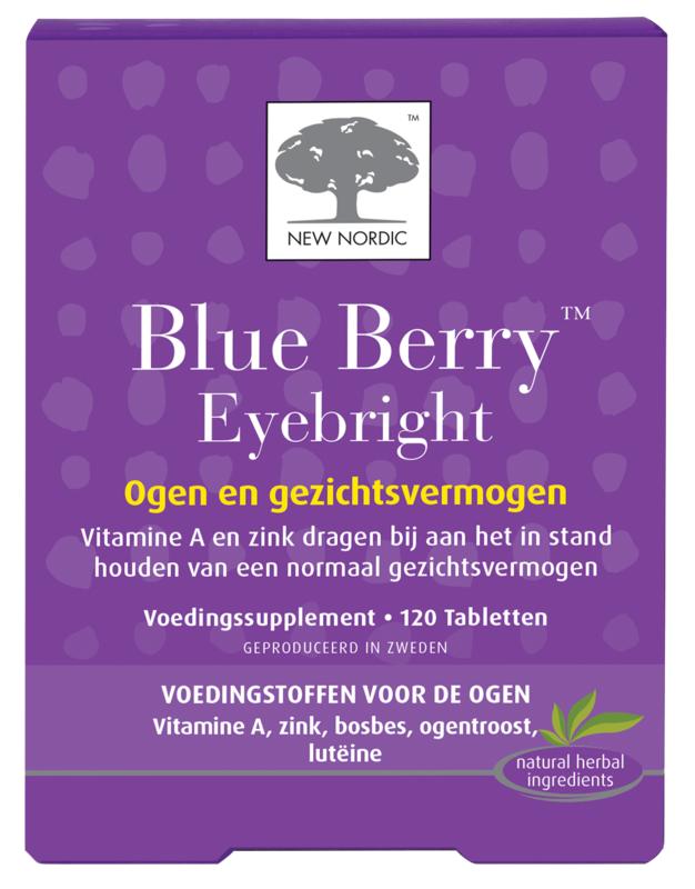 New Nordic Blue berry eyebright 120 Tabletten