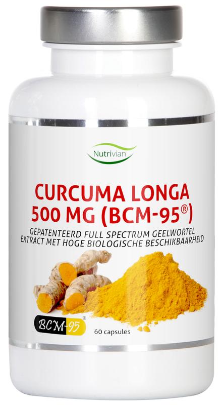 Nutrivian Curcuma longa 500mg bcm95 60.00 Capsules
